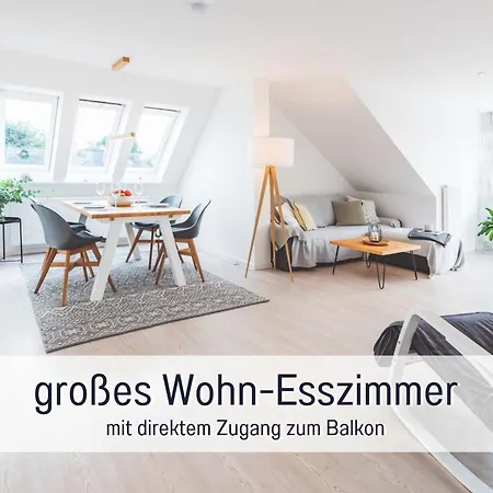Casa Ueberall - Ruhige Dg-ferienwohnung Fuer 2 Erwachsene In Burg - Balkon Mit Abendsonne, Hochwertige Ausstattung, Ueberdachter E-bike-stellplatz, Naehe Zur Altstadt & Restaurants Fehmarn