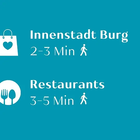 Casa Ueberall - Ruhige Dg-ferienwohnung Fuer 2 Erwachsene In Burg - Balkon Mit Abendsonne, Hochwertige Ausstattung, Ueberdachter E-bike-stellplatz, Naehe Zur Altstadt & Restaurants Φέμαρν