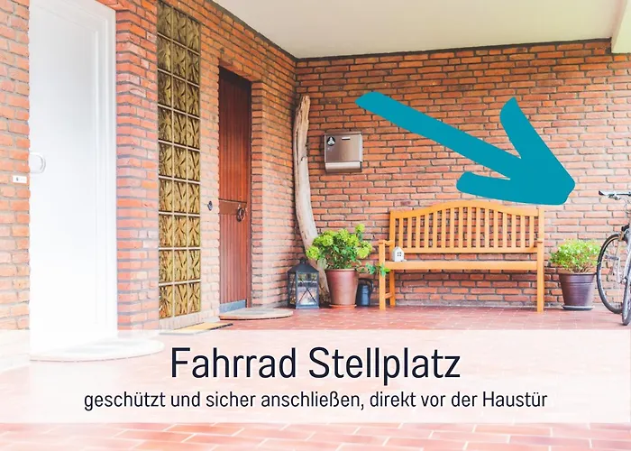 Casa Ueberall - Ruhige Dg-ferienwohnung Fuer 2 Erwachsene In Burg - Balkon Mit Abendsonne, Hochwertige Ausstattung, Ueberdachter E-bike-stellplatz, Naehe Zur Altstadt & Restaurants * Fehmarn